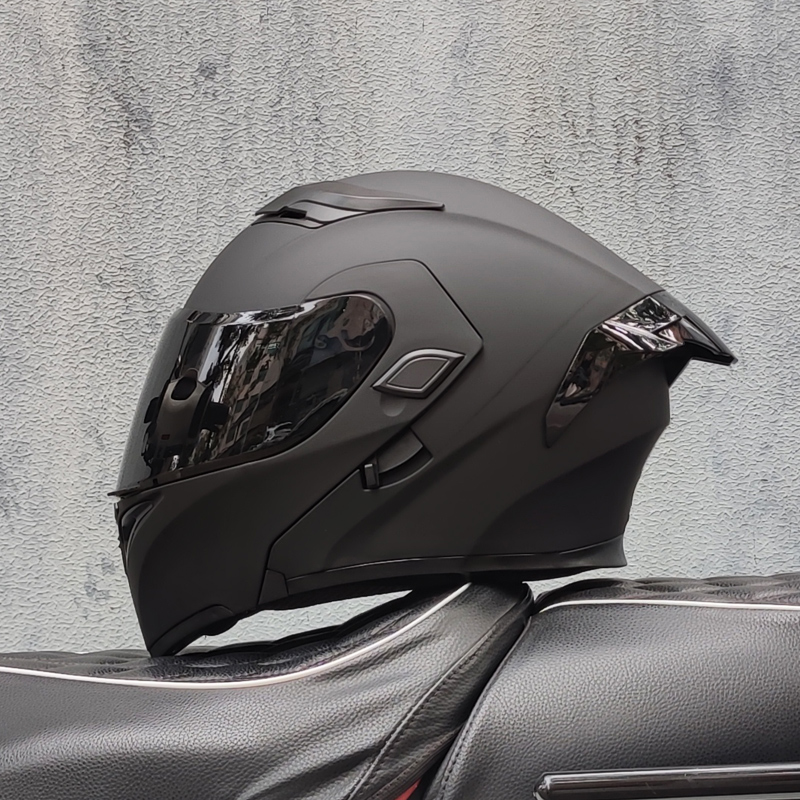 Casques de moto ORZ à double v - Modular Flip Up Motorcycle Helmet Dot Approved avis et prix