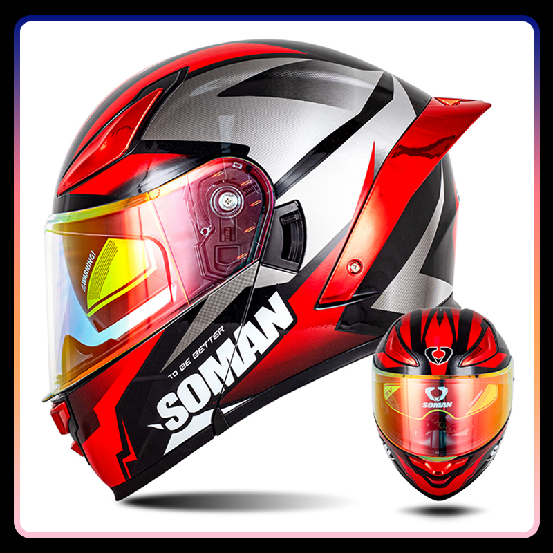 Casque de Moto pour hommes cas - Motorcycle Helmets avis et prix