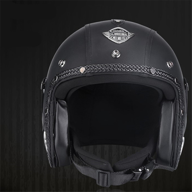Casques de Moto rétro pour hom - Vintage Open Face Retro Helmet avis et prix