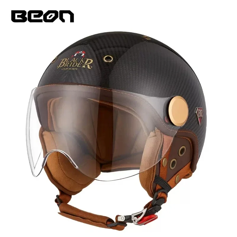 BEON BR13 rétro visage ouvert  - Vintage Open Face Retro Helmet avis et prix