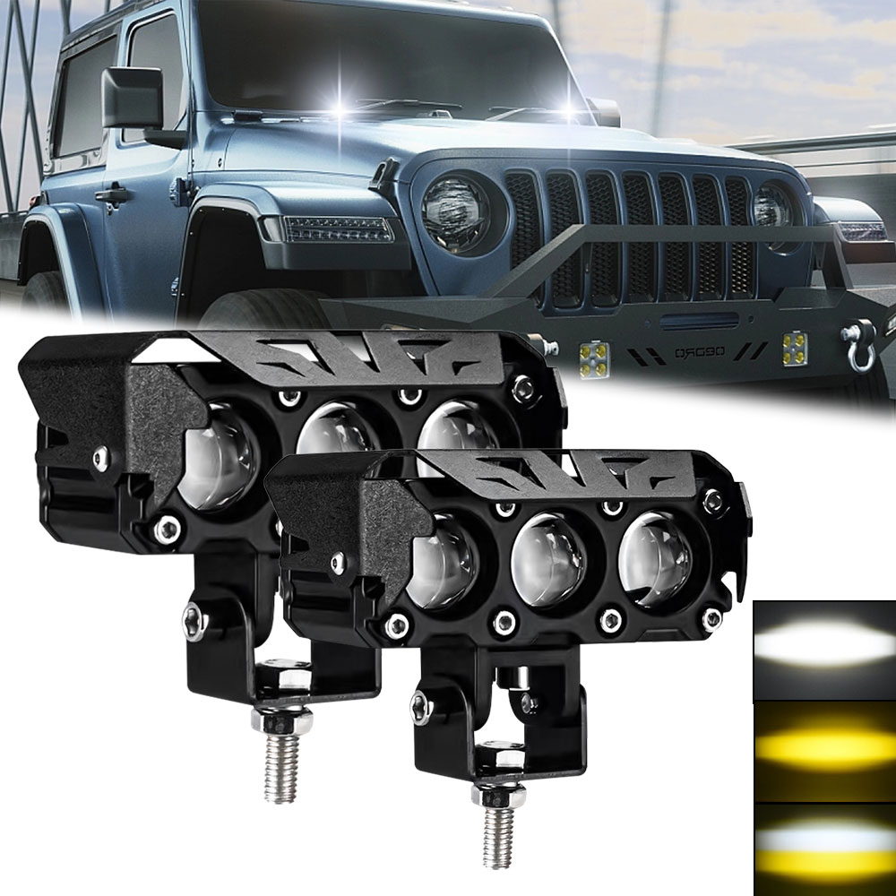 Projecteur Led de 3 pouces pou - Universal Motorcycle Led Headlight Projector avis et prix