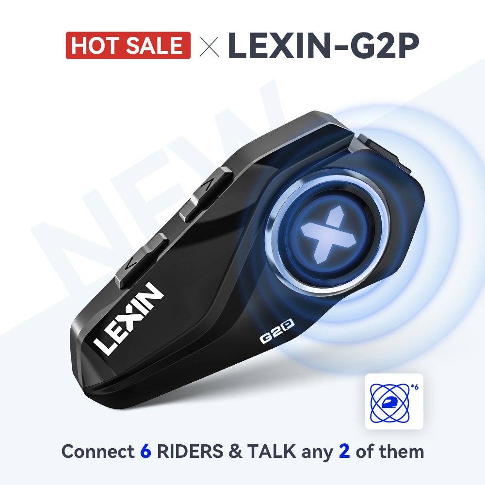 Lexin G2P casque d'interphone  - Universal Motorcycle Led Headlight Projector avis et prix
