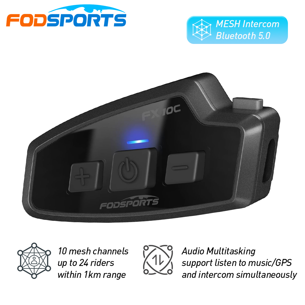 Fodsports-Casque d'interphone  - Universal Motorcycle Helmet Intercom Headset avis et prix
