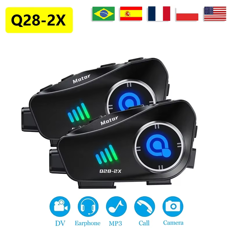 Le nouveau casque de moto Q28- - Universal Motorcycle Helmet Intercom Headset avis et prix
