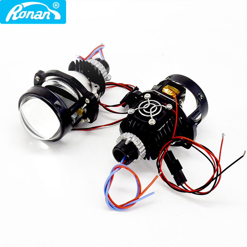 RONAN – Mini projecteur bi-led - Universal Motorcycle Led Headlight Projector avis et prix