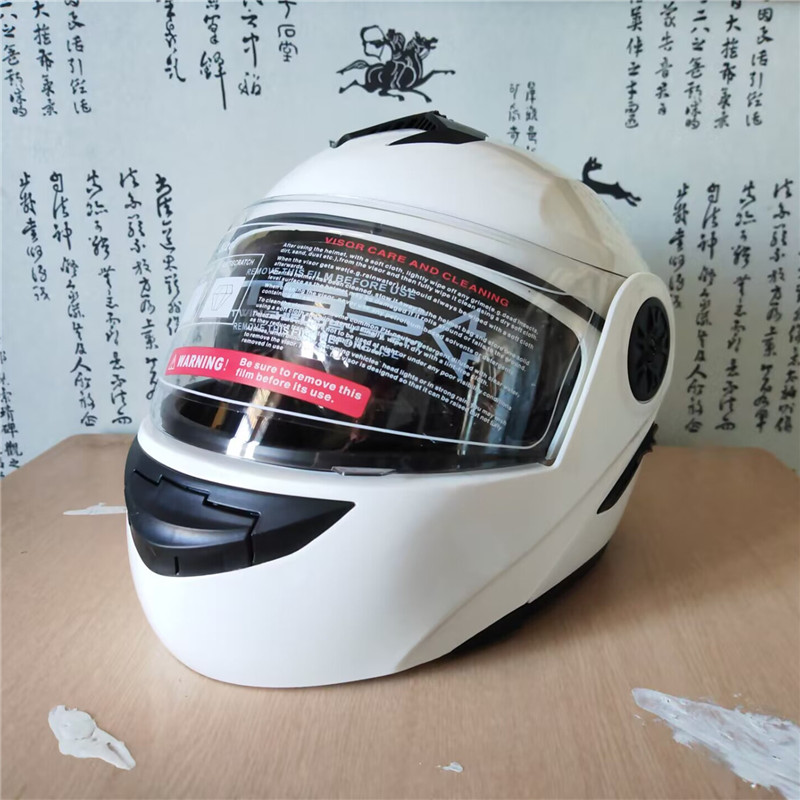 Moto modulaire rabattable avec - Motorcycle Helmet Inner Sun Visor Lens avis et prix