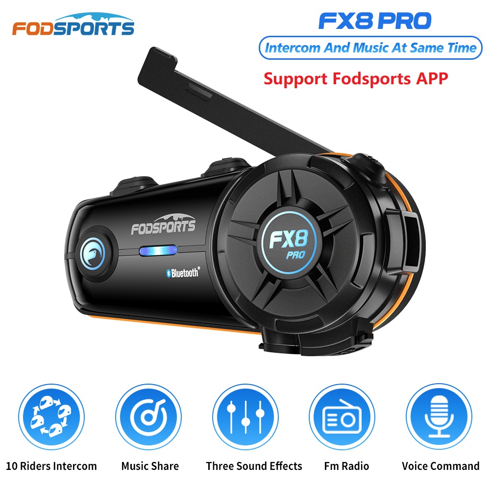 Intercom Bluetooth pour casque - Universal Motorcycle Helmet Intercom Headset avis et prix