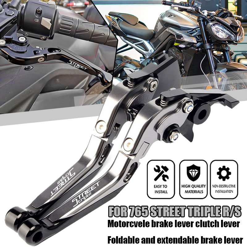 Leviers de frein et d'embrayag - Cnc Aluminum Adjustable Brake Clutch Levers avis et prix