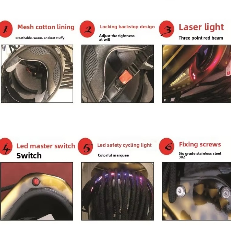 Casque de moto intégral Airo N - Custom Predator Motorcycle Helmet avis et prix