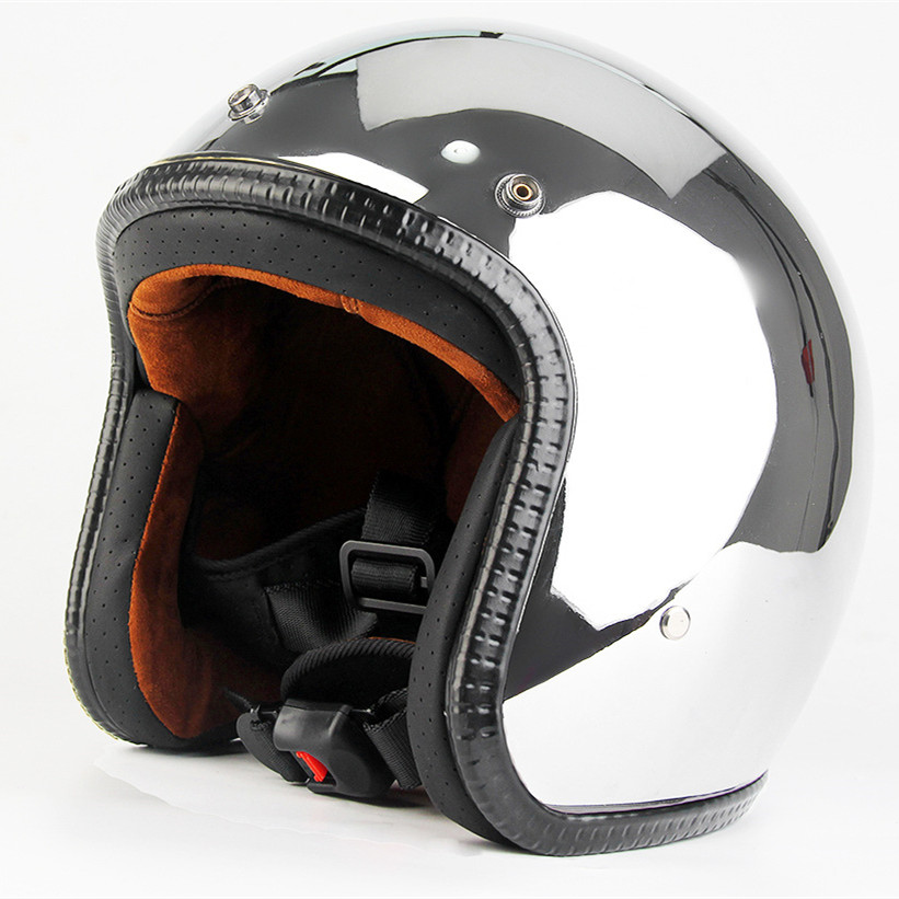 Casque de Moto avec visage ouv - Vintage Open Face Retro Helmet avis et prix
