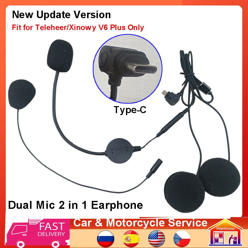 Haut-parleur pour casque de mo - Universal Motorcycle Helmet Intercom Headset avis et prix