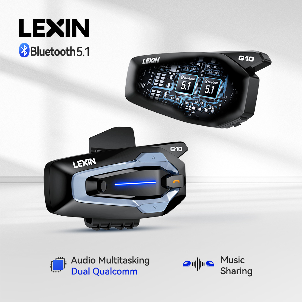 NEW-LEXIN G10 Intercom pour Ca - Universal Motorcycle Helmet Intercom Headset avis et prix