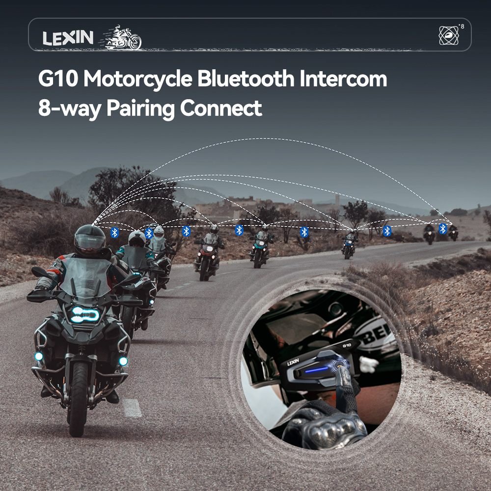 NEW-LEXIN G10 Intercom pour Ca - Universal Motorcycle Helmet Intercom Headset avis et prix