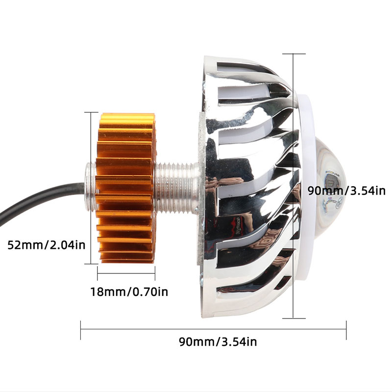 Projecteur de lumière de sauna - Universal Motorcycle Led Headlight Projector avis et prix