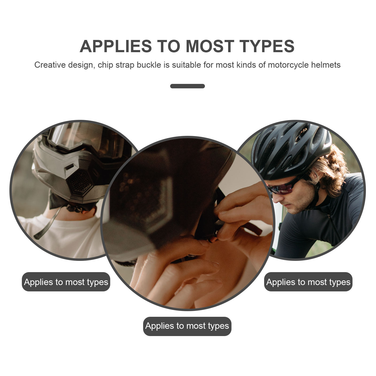 10 pièces, boucle à dégagement - Quick Release Buckle Motorcycle Helmet avis et prix