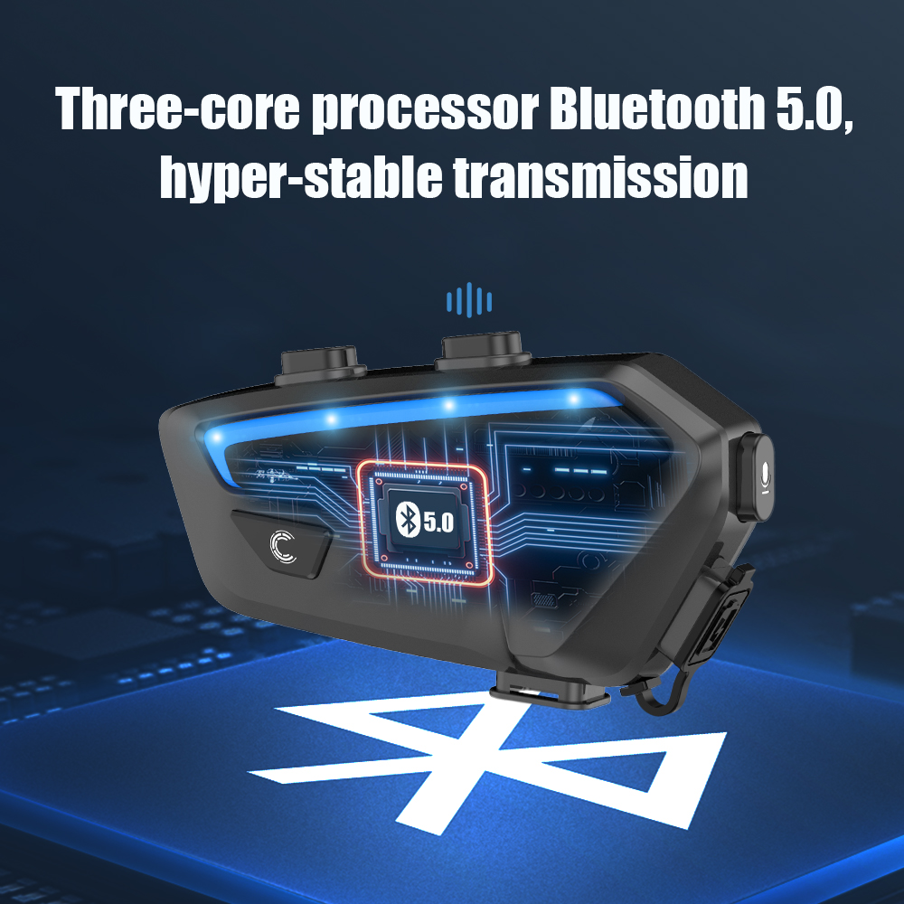 Interphone moto Bluetooth casq - Universal Motorcycle Helmet Intercom Headset avis et prix